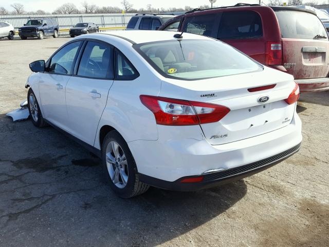 1FADP3F24EL278113 - 2014 FORD FOCUS SE WHITE photo 3