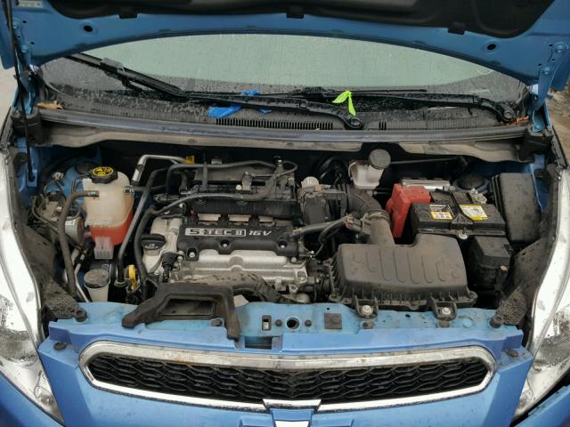 KL8CD6S97FC774567 - 2015 CHEVROLET SPARK 1LT BLUE photo 7