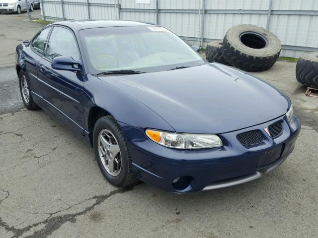 1G2WP12K91F158138 - 2001 PONTIAC GRAND PRIX BLUE photo 1