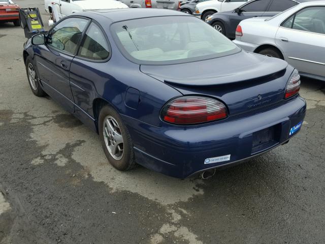 1G2WP12K91F158138 - 2001 PONTIAC GRAND PRIX BLUE photo 3
