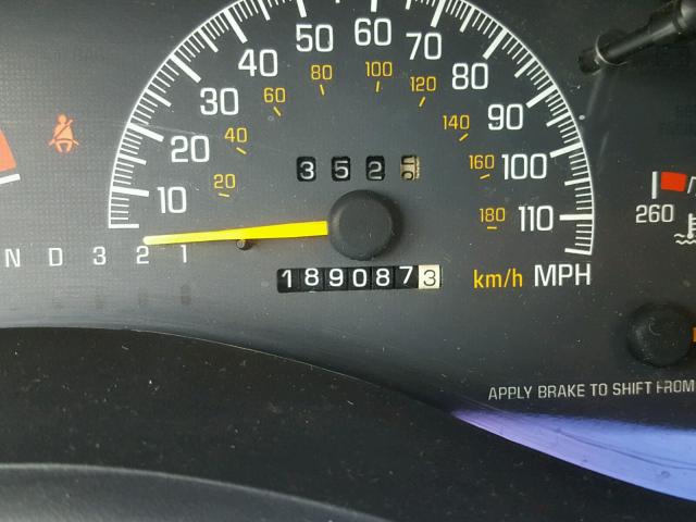 1G2WP12K91F158138 - 2001 PONTIAC GRAND PRIX BLUE photo 8