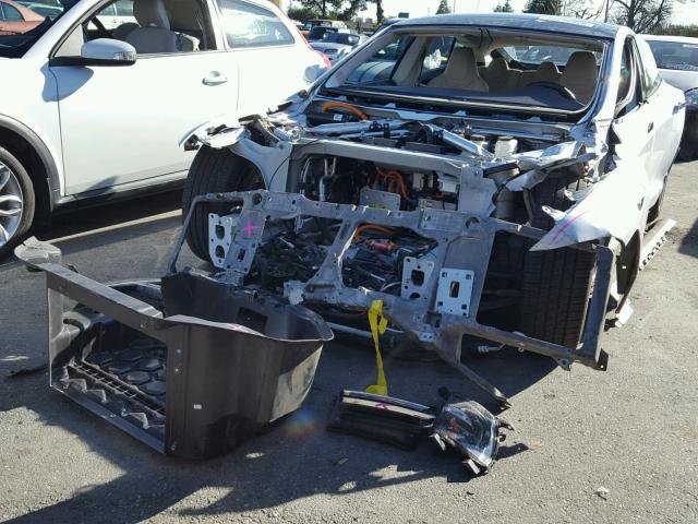 5YJSA1H16EFP38533 - 2014 TESLA MODEL S WHITE photo 2