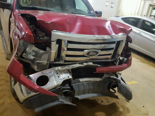 1FTFW1EF3BKD06659 - 2011 FORD F150 SUPER RED photo 7