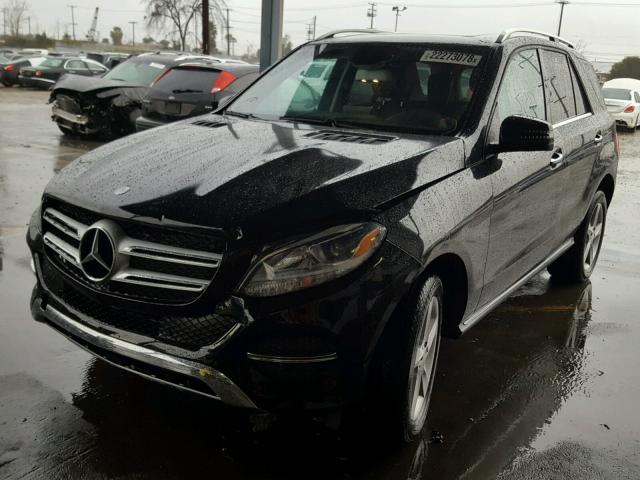 4JGDA5JB5GA672955 - 2016 MERCEDES-BENZ GLE 350 BLACK photo 2