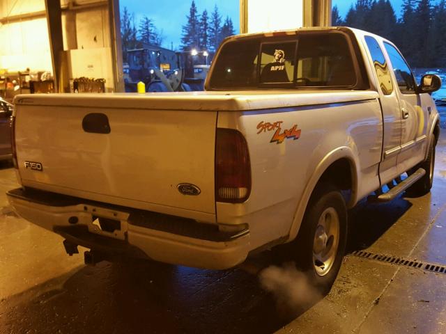 1FTRX18L0YKA90533 - 2000 FORD F150 SILVER photo 4