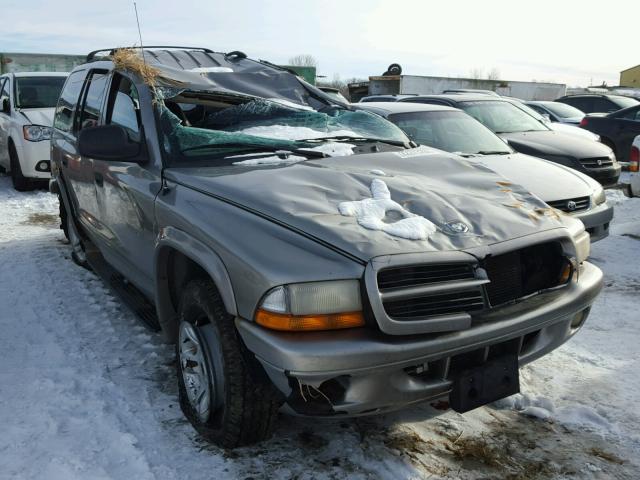 1B4HS28N91F506883 - 2001 DODGE DURANGO BROWN photo 1