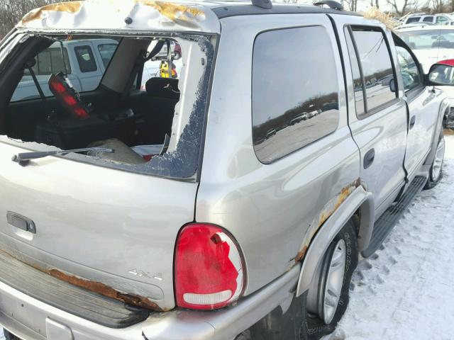 1B4HS28N91F506883 - 2001 DODGE DURANGO BROWN photo 10