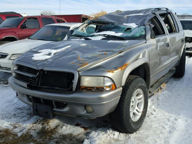 1B4HS28N91F506883 - 2001 DODGE DURANGO BROWN photo 2