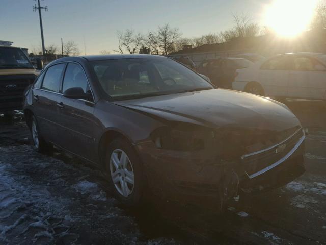 2G1WB58N379245384 - 2007 CHEVROLET IMPALA LS MAROON photo 1