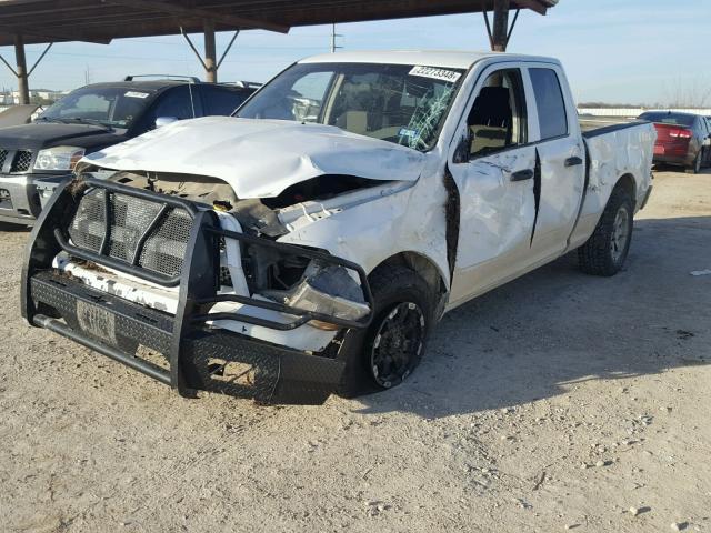 1C6RD7FT7CS209953 - 2012 DODGE RAM 1500 S WHITE photo 2