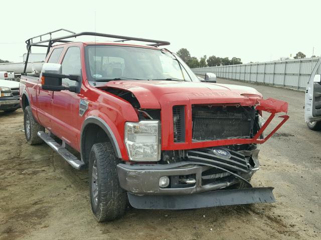 1FTSW21R88EC46969 - 2008 FORD F250 SUPER RED photo 1
