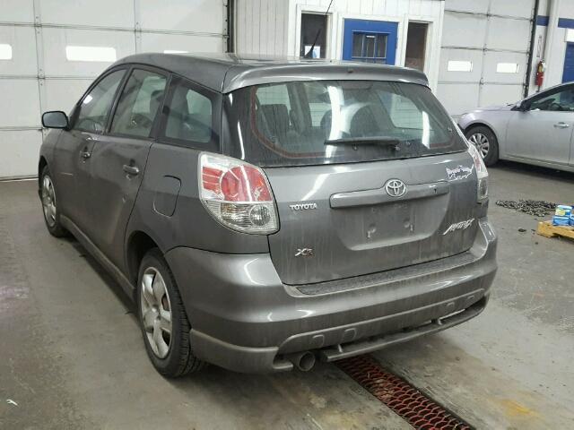 2T1KR32E57C641928 - 2007 TOYOTA COROLLA MA GRAY photo 3