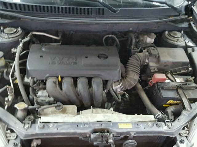 2T1KR32E57C641928 - 2007 TOYOTA COROLLA MA GRAY photo 7