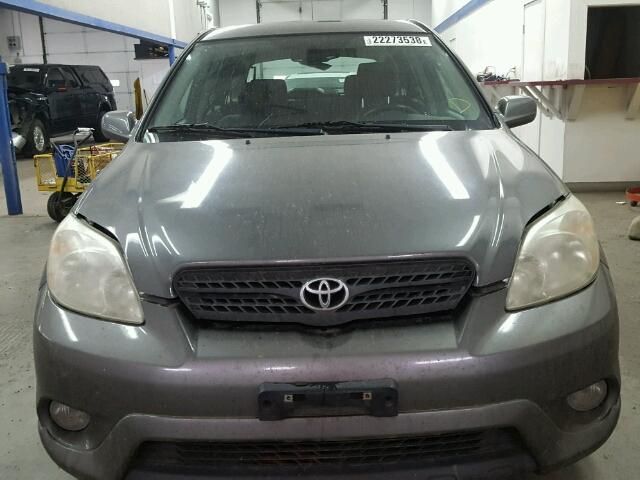 2T1KR32E57C641928 - 2007 TOYOTA COROLLA MA GRAY photo 9