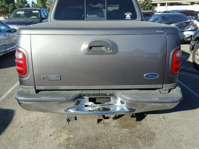 1FTRW07L83KB08106 - 2003 FORD F150 SUPER GRAY photo 9