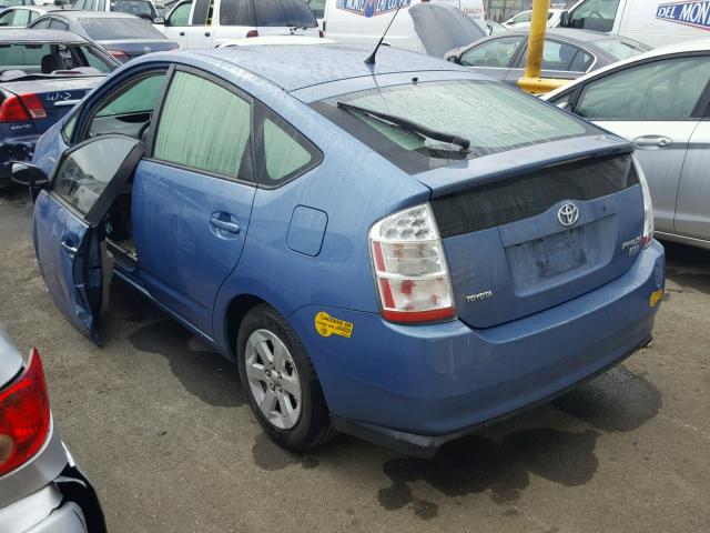 JTDKB20U963160788 - 2006 TOYOTA PRIUS BLUE photo 3