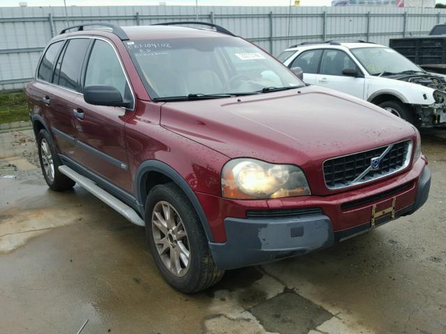 YV1CY59H241050064 - 2004 VOLVO XC90 RED photo 1