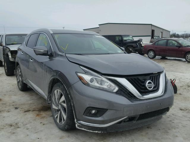 5N1AZ2MH3FN271048 - 2015 NISSAN MURANO S GRAY photo 1