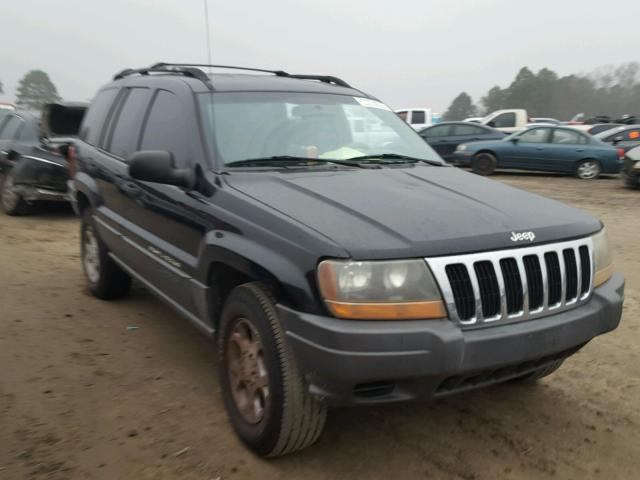 1J4GX48S41C652234 - 2001 JEEP GRAND CHER BLACK photo 1