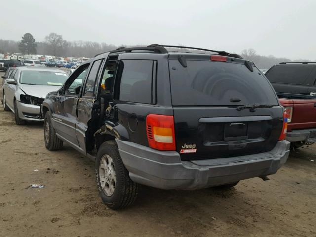 1J4GX48S41C652234 - 2001 JEEP GRAND CHER BLACK photo 3