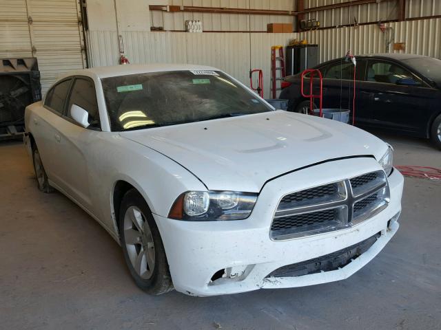 2C3CDXBG7DH734872 - 2013 DODGE CHARGER SE WHITE photo 1