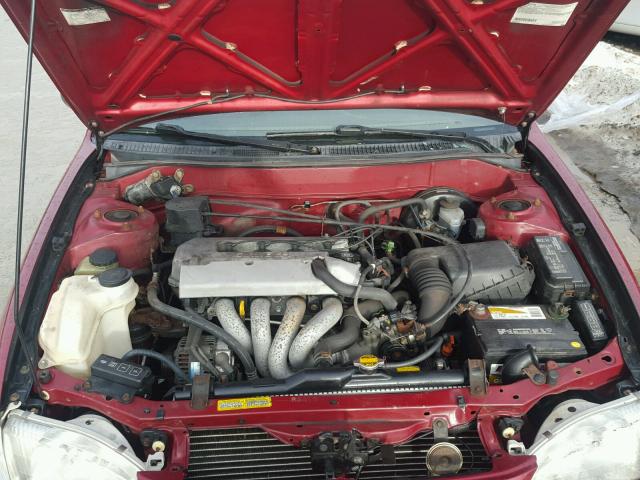 2T1BR12E1XC177024 - 1999 TOYOTA COROLLA VE RED photo 7