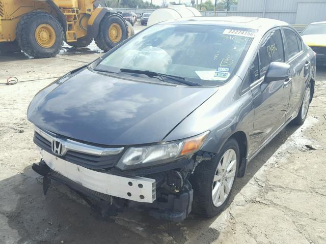 19XFB2F89CE348730 - 2012 HONDA CIVIC EX CHARCOAL photo 2