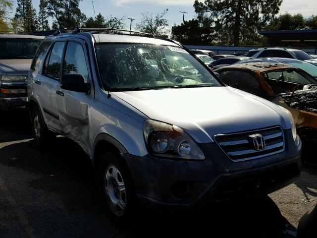 JHLRD785X5C053754 - 2005 HONDA CR-V LX SILVER photo 1