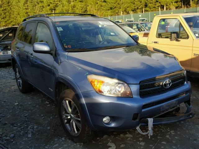 JTMZD32V676033081 - 2007 TOYOTA RAV4 SPORT BLUE photo 1