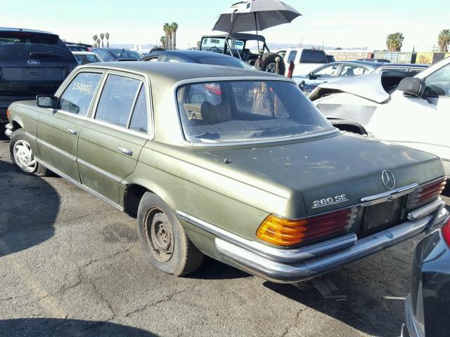 00011602412051669 - 1975 MERCEDES-BENZ 280S GREEN photo 3