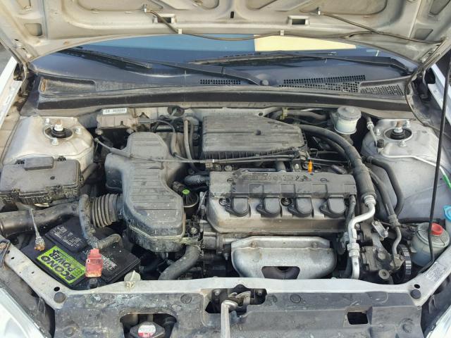 1HGEM22504L084003 - 2004 HONDA CIVIC LX GRAY photo 7