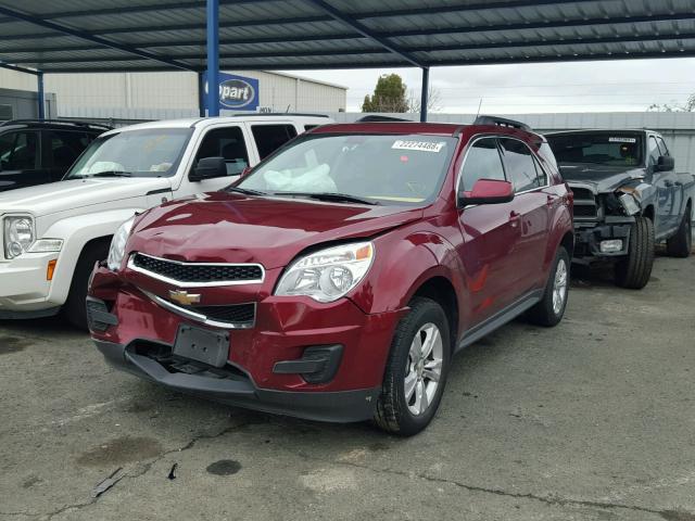 2CNALDEC0B6324299 - 2011 CHEVROLET EQUINOX LT RED photo 2