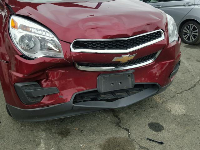 2CNALDEC0B6324299 - 2011 CHEVROLET EQUINOX LT RED photo 9