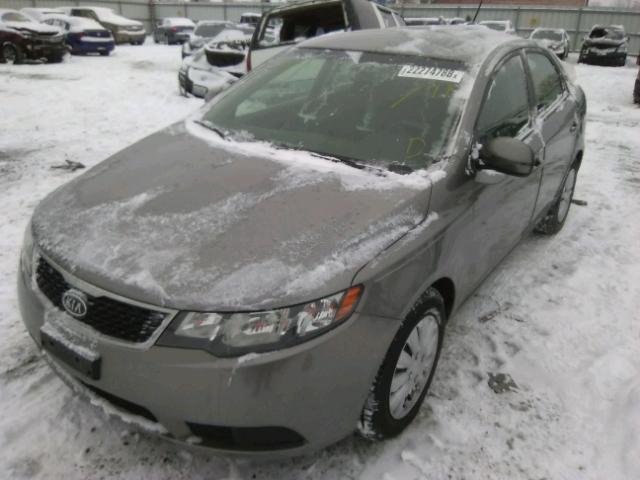 KNAFU4A20C5629865 - 2012 KIA FORTE EX GRAY photo 2