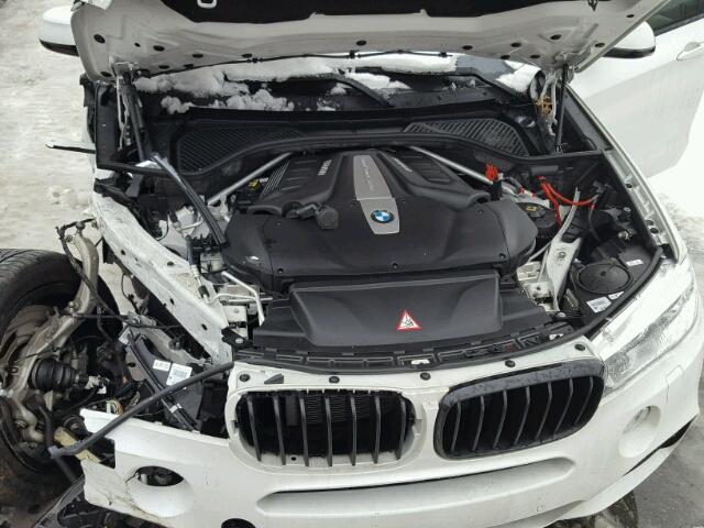 5UXKR6C39H0U12970 - 2017 BMW X5 XDRIVE5 WHITE photo 7