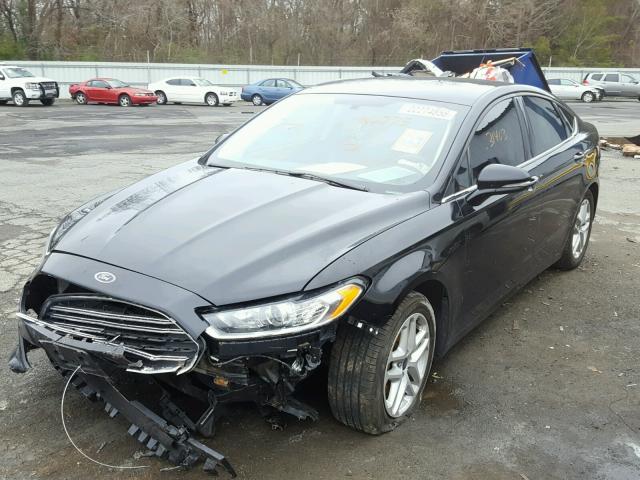 3FA6P0H70GR142775 - 2016 FORD FUSION SE BLACK photo 2