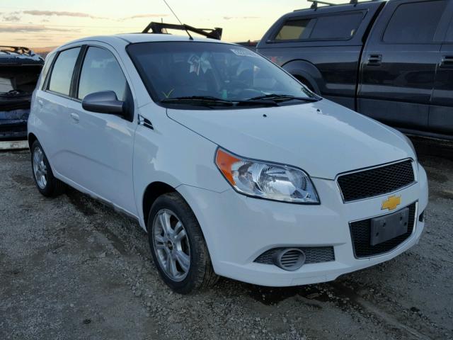 KL1TD6DE2BB217395 - 2011 CHEVROLET AVEO LS WHITE photo 1