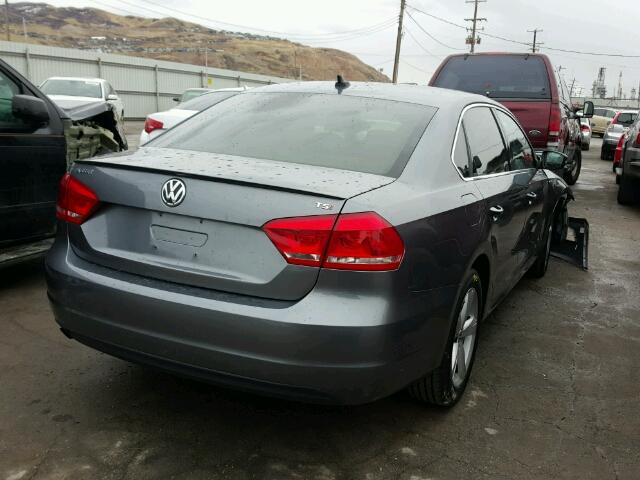 1VWAT7A37EC035232 - 2014 VOLKSWAGEN PASSAT S ნაცრისფერი ფოტო 4