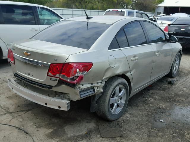 1G1PC5SB8E7442047 - 2014 CHEVROLET CRUZE LT GOLD photo 4