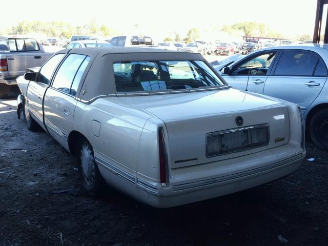 1G6KD54Y5WU782116 - 1998 CADILLAC DEVILLE CREAM photo 3