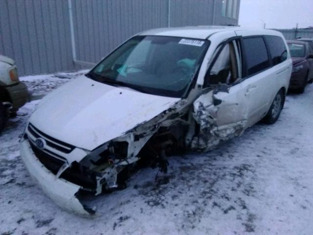 KNDMB233876169283 - 2007 KIA SEDONA EX WHITE photo 2