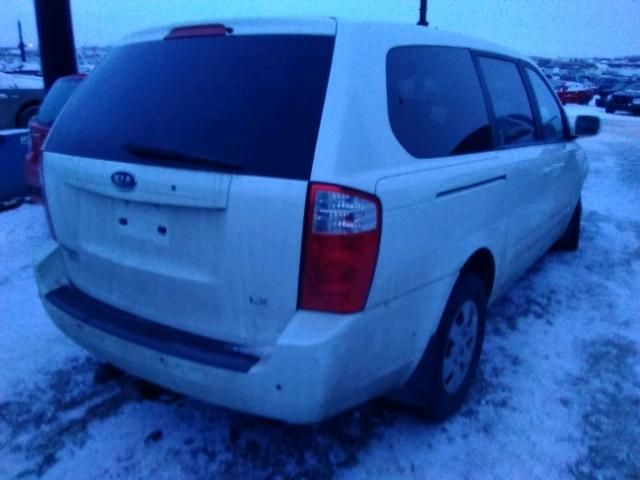 KNDMB233876169283 - 2007 KIA SEDONA EX WHITE photo 4