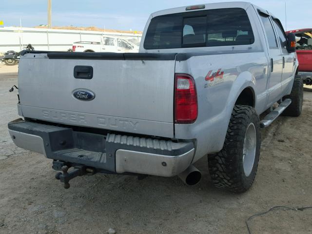 1FTSW21RX8EB55458 - 2008 FORD F250 SUPER SILVER photo 4