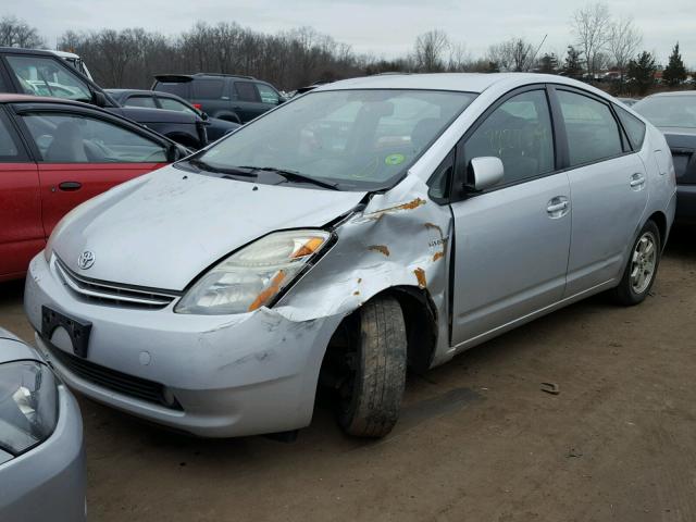 JTDKB20U767058382 - 2006 TOYOTA PRIUS SILVER photo 2