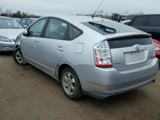 JTDKB20U767058382 - 2006 TOYOTA PRIUS SILVER photo 3