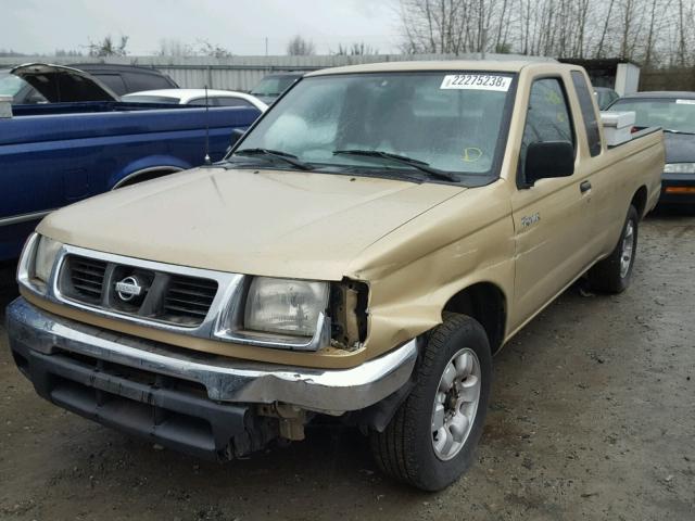 1N6DD26S9XC314360 - 1999 NISSAN FRONTIER K GOLD photo 2