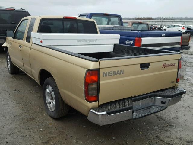 1N6DD26S9XC314360 - 1999 NISSAN FRONTIER K GOLD photo 3