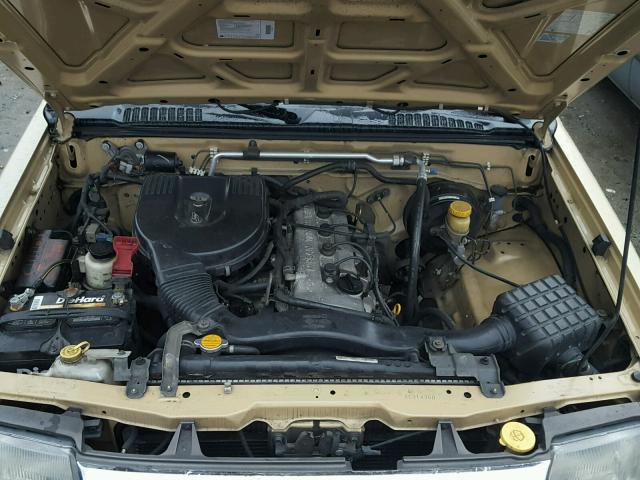 1N6DD26S9XC314360 - 1999 NISSAN FRONTIER K GOLD photo 7