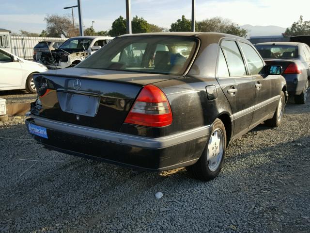 WDBHA22E2SF249726 - 1995 MERCEDES-BENZ C 220 BLACK photo 4