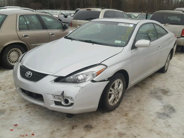 4T1CE30P78U766451 - 2008 TOYOTA CAMRY SOLA SILVER photo 2